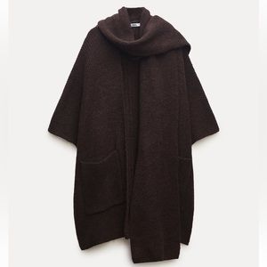 *NEW* w/out tags Zara shawl collar knit jacket